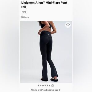 lululemon Align™ Mini-Flare Pant
Tall